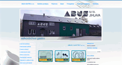 Desktop Screenshot of abusgastro.cz